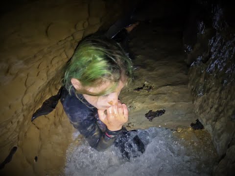 Endless river cave ends in tight water tunnels