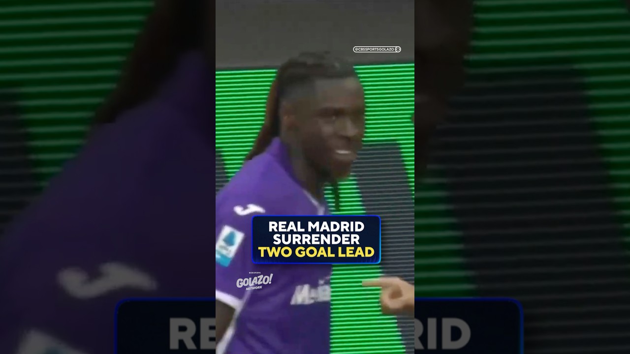 Real Madrid surrender two goal lead to Fiorentina 😳