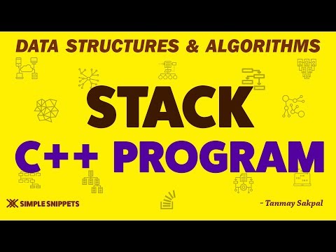 Stack Data Structure in C++ Programming (using arrays) | All Stack Operations | Part - 2