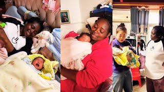 Zhang Chaos Relatives Are All Coming To Visit Peixin And The Newborn Baby🧡