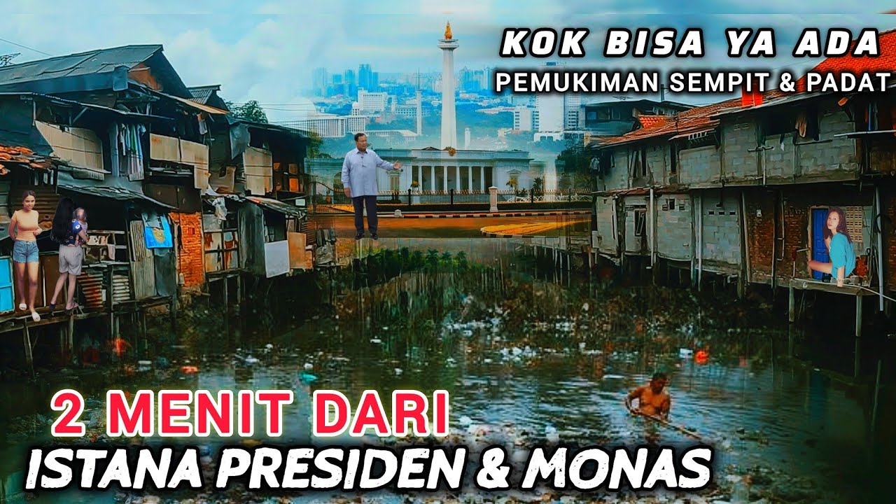 GADISNYA CANTIK SEMUA❗INI DIA PEMUKIMAN JAKARTA DIAPIT DUA KALI & REL KA 2 MENIT ke ISTANA PRESIDEN