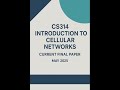 CS314 Current MidTerm Paper Questions- May 2025