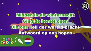 Midden In De Winternacht Kerstliedjes Karaoke Minidisco