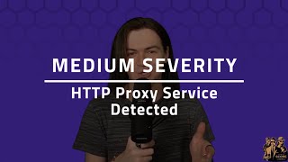 HTTP Proxy Service Detected