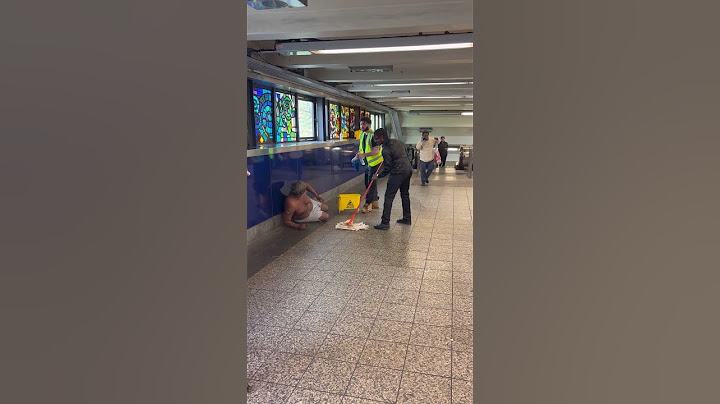 Homeless man gets angry when people wake him up cleaning around him!