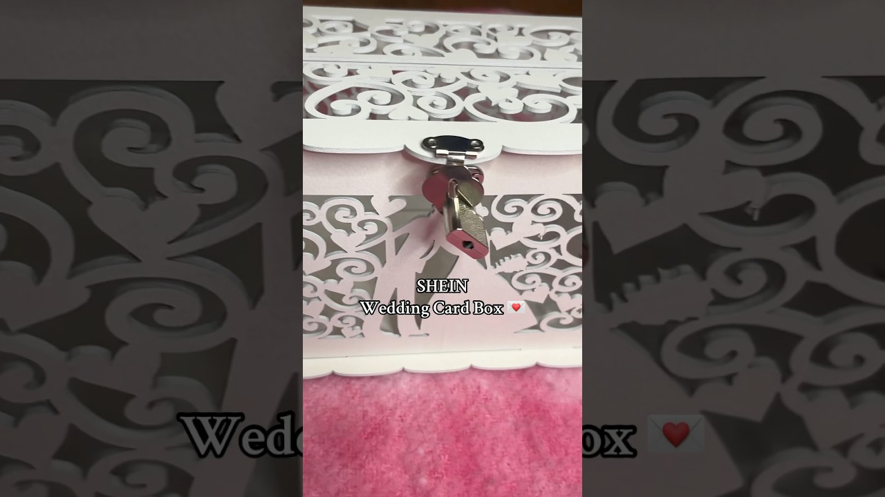 Shein Wedding Card Box 💌 