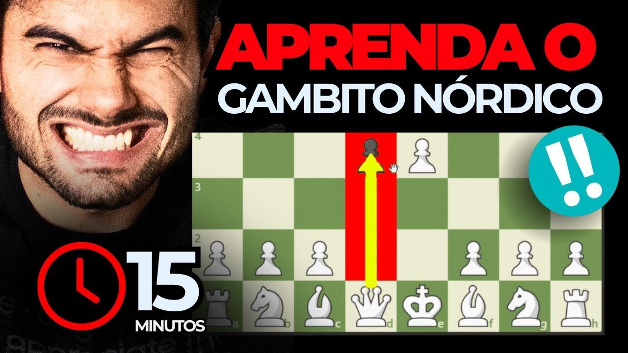 APRENDA a abertura MAIS AGRESSIVA DO XADREZ em apenas 15 MINUTOS!
