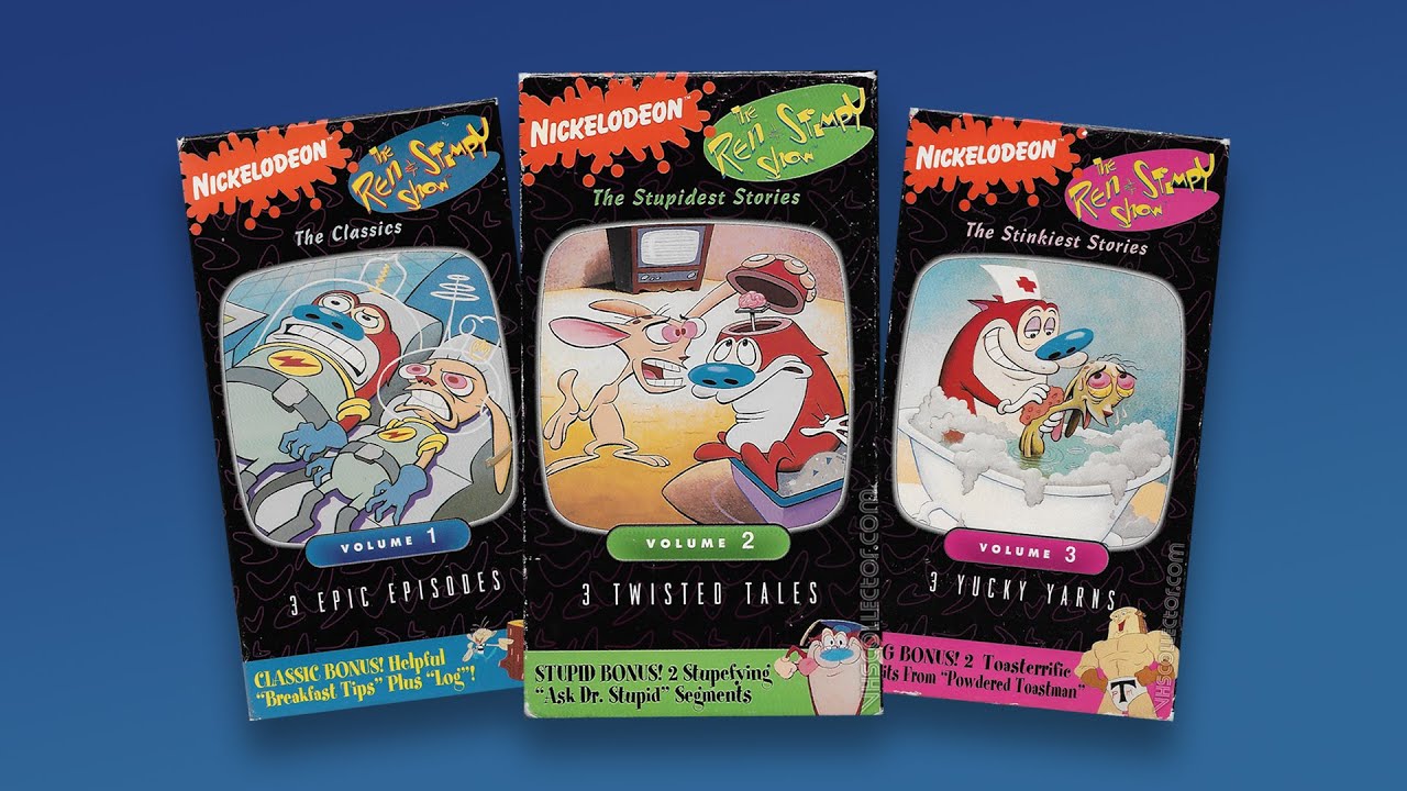 Ren and Stimpy: Volumes 1, 2, and 3 VHS Promos (1993, 60fps) - YouTube