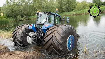 Tractor Stuck In Mud Compilation | Amazing Tractor Operator Skills #10