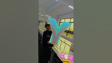 Chinese craft luminous characters#ledlight #signature #lightbox #lamplight #ledlightstrip #ledsign