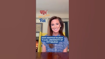 2025 Admitted Student Trends: UNIVERSITY OF PITTSBURGH #collegeadmissions #pittu #collegeacceptance