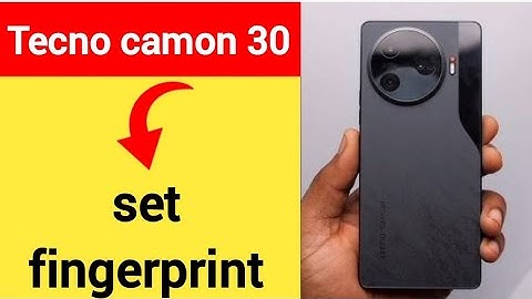 Tecno camon 30 5G me fingerprint Kaise lagaen, how to set fingerprint