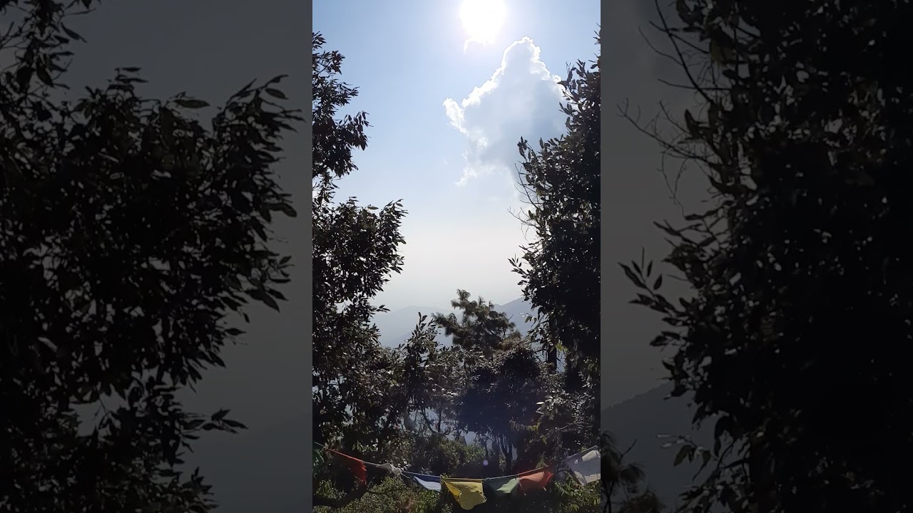 Beautiful peak view from George everest peak Dehradun.