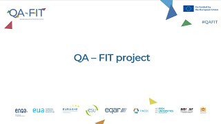 QA FIT final webinar