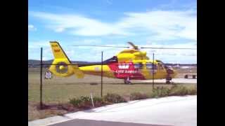 helicopter rescue rotor into flies