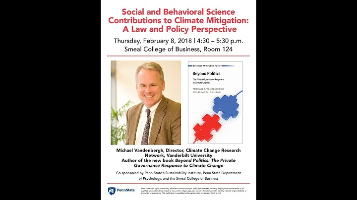 Michael Vandenbergh - Social and Behavioral Scienc...