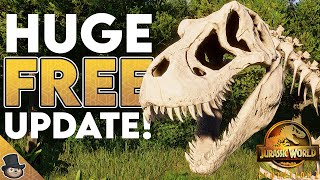 This FREE UPDATE Is Huge! Decoration Showcase (22 Items!) | Jurassic World Evolution 2