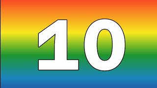 010 Bright Rainbow Countdown Timer