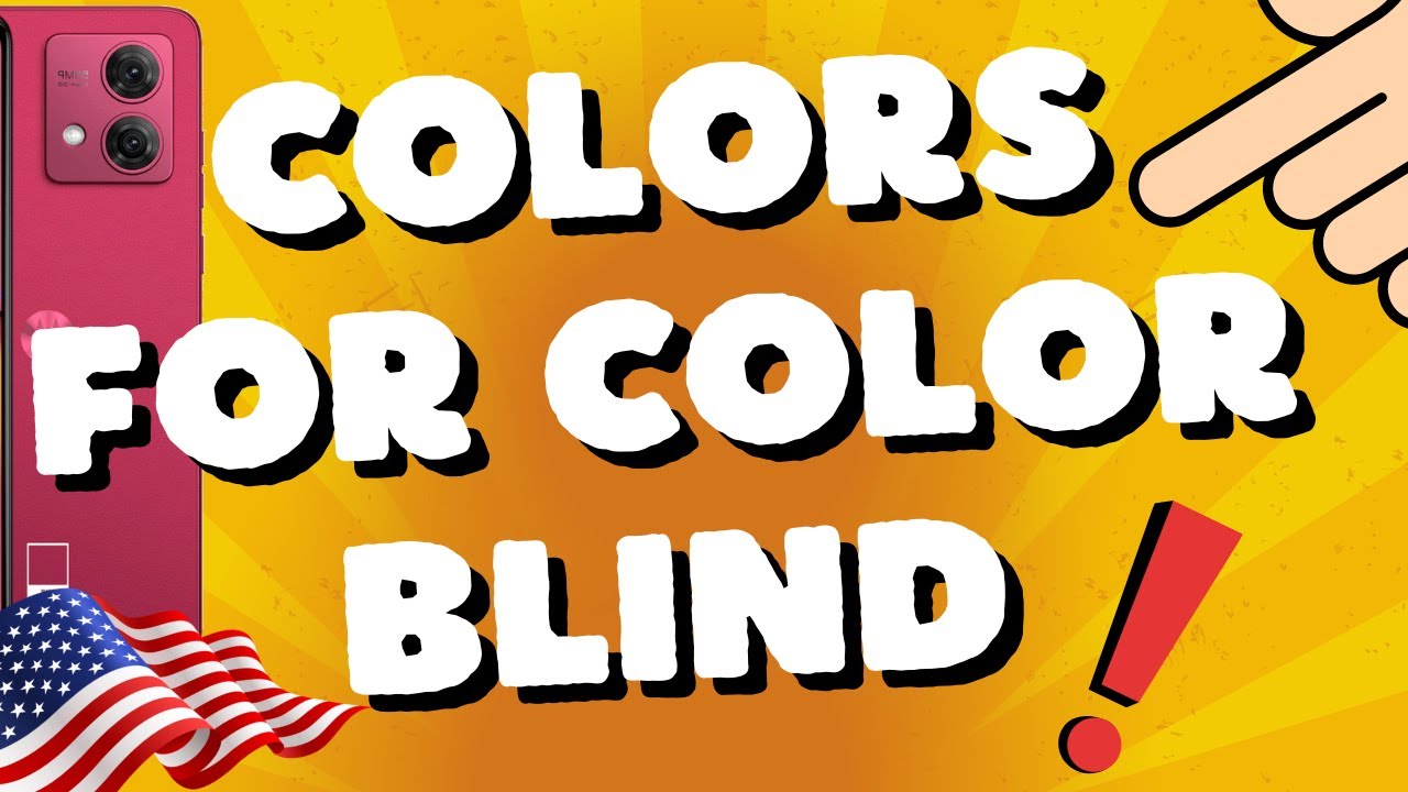 how to adjust colors for color blind people Motorola Moto G54 5G, G84, G73, G53, and Edge 40
