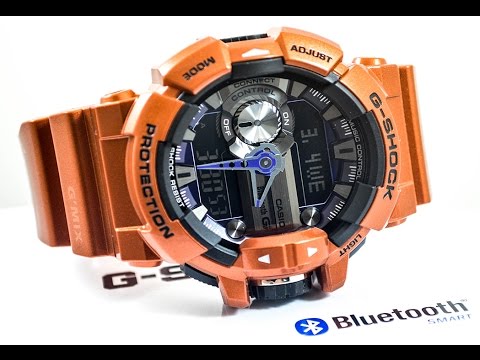 Casio GSHOCK G'MIX Bluetooth GBA400-4B REVIEW | How To Set Time | LIGHT DISPLAY