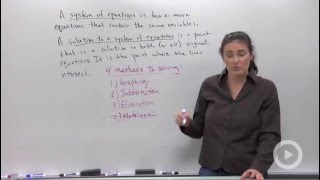 Introduction to Systems of Equations