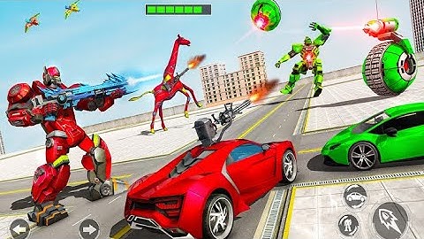 Spider Crane Robot Car Game – Giraffe Robot Games devbuz Gameplay