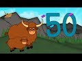 Count 1 To 50 Soft Music For Children Happy Relaxing Music For Kids Counting To 50 By 123ABCtv