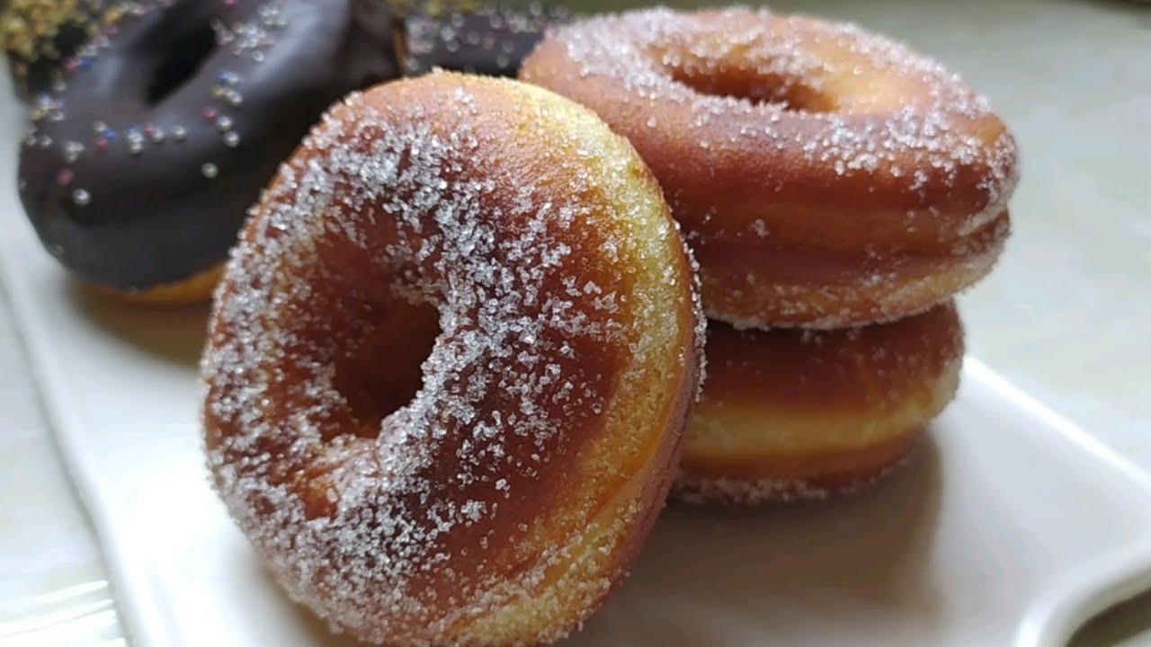 دونات المقلاة ببيضة واحدة فقط ! خفااااف وبزاااف بناان وميشربوش كامل زيت أحسن من المحلات Donuts