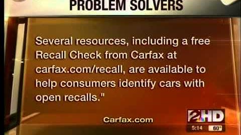 Free, easy way to check for vehicle safety recalls