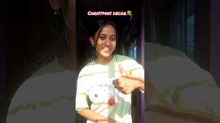 Christmas decor💐।। #shorts #trending #viralvideo #youtubeshorts #decoration #art