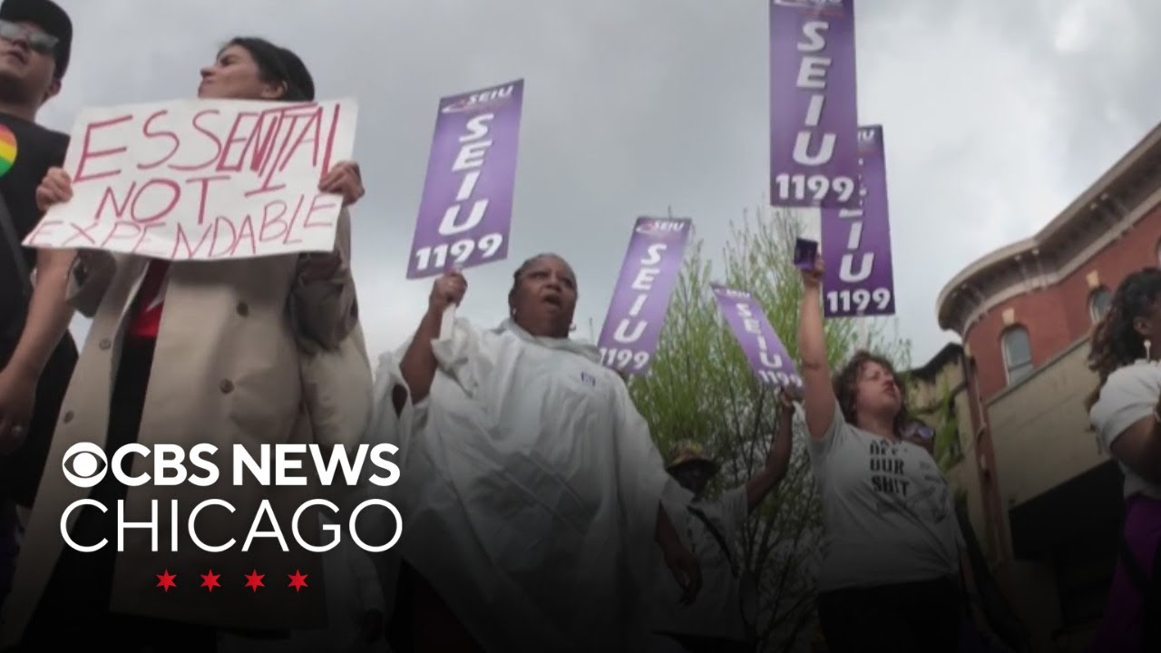 Multiple groups come together for May Day march, protest in Chicago