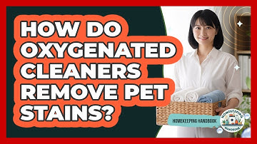How Do Oxygenated Cleaners Remove Pet Stains?