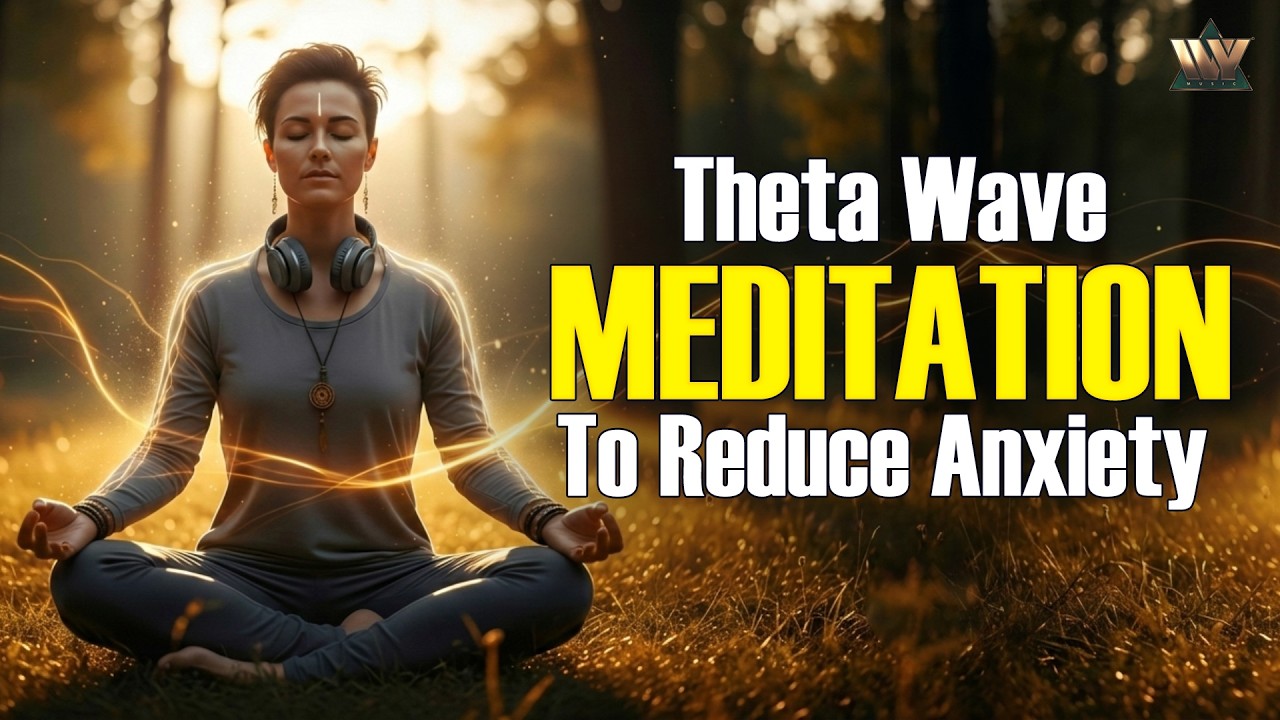 Theta Wave Meditation | Reduce Anxiety & Stress | Deep Healing Music | Meditation Music