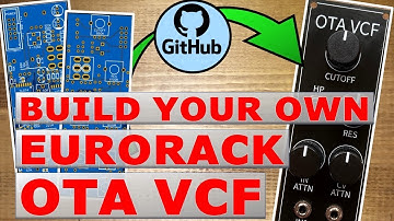 A nice small OTA VCF with 2 Inputs for your Eurorack Modular Synth