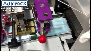 Pillow plastic bag medical mask flow pack automatic packing machine(2020 hot sale model)