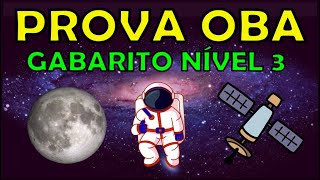 OBA NÍVEL 3 - PROVA COMPLETA! (GABARITO)