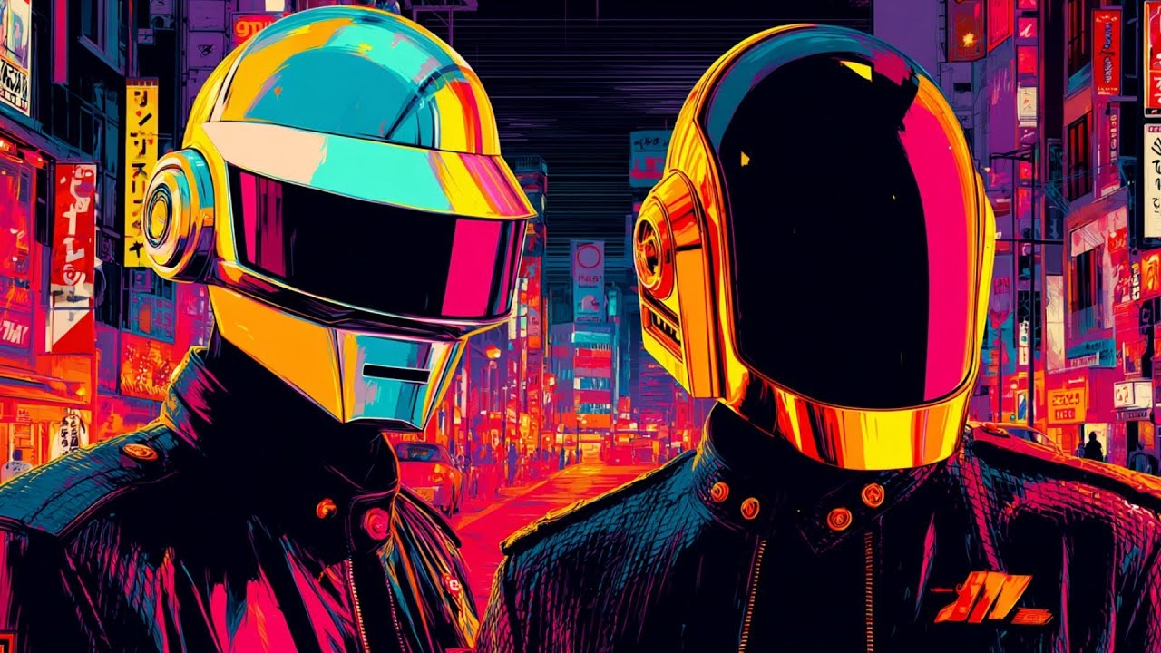 Daft Punk Tribute Orange Synthrise 🎛️🤖 | Chill Synth Funk x Neo Soul x Disco x Electronic
