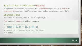 Converting struct_time with Timezone to datetime GMT in Python