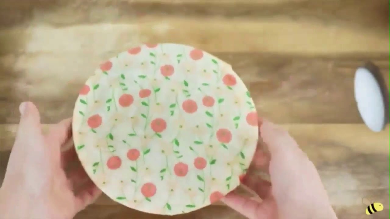 Reusable Beeswax Food Wraps, Eco-Friendly Sustainable Food Storage