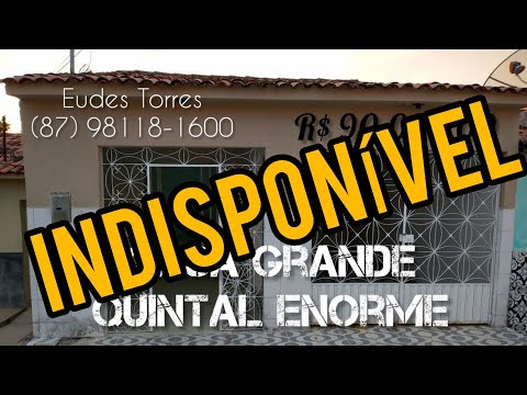 ? (((NÃO ESTÁ DISPONÍVEL)))  ? Casa grande quintal enorme R$ 90.000,00 [Oportunidade]