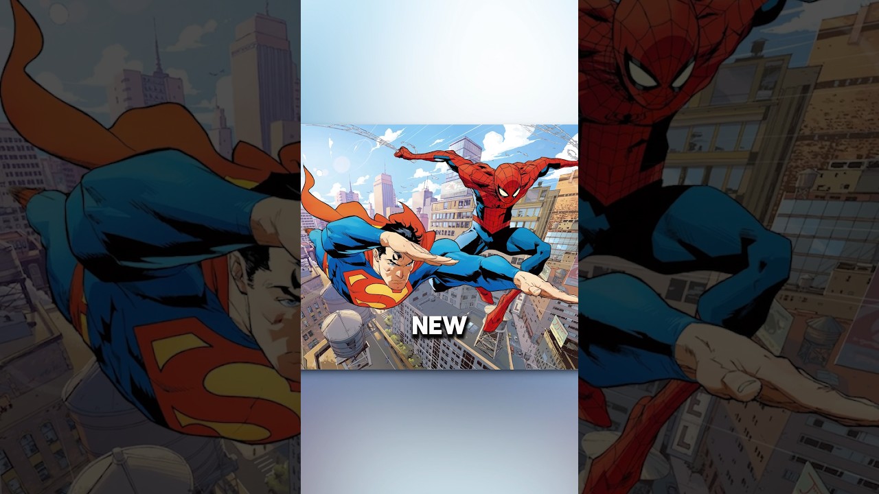 Новый взгляд на Человека-паука и Супермена в кроссоверном комиксе! 🤯