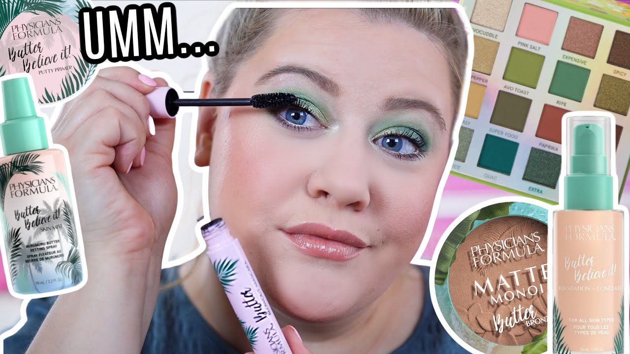 TESTING DRUGSTORE MAKEUP: PHYSICIANS FORMULA NEW BUTTER COLLECTION + BH COSMETICS AVOCADO TOAST