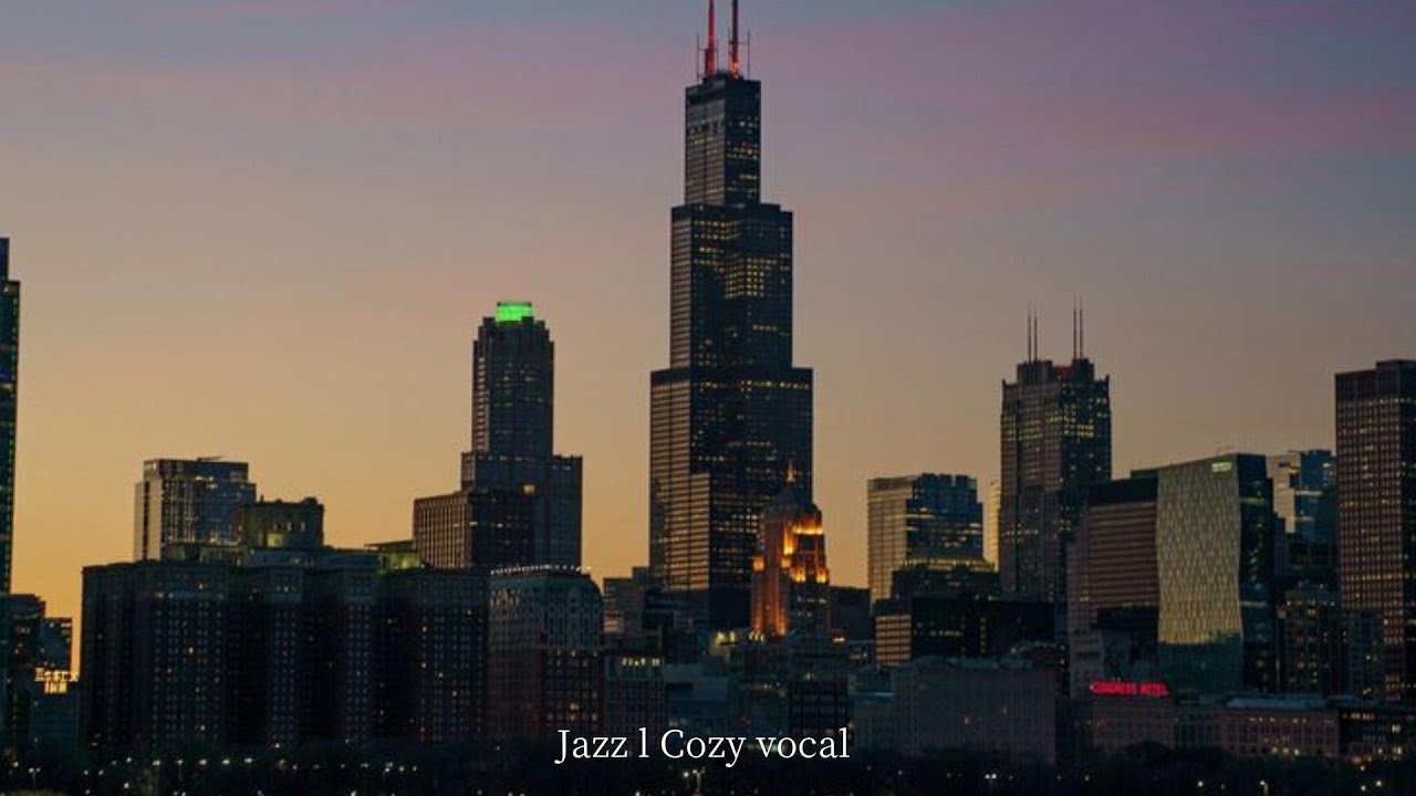 시카고의 저녁은 재즈로 켜집니다. | Cozy vocal jazz