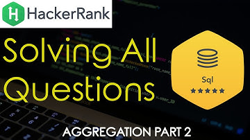 Hackerrank SQL Solutions | Aggregation Part 2 | Techie IQ