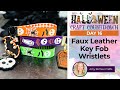 Faux Leather Wristlets with HTV 🦇 HCC 2023 Day 16