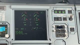 A320 Flaps retraction on the Ground.