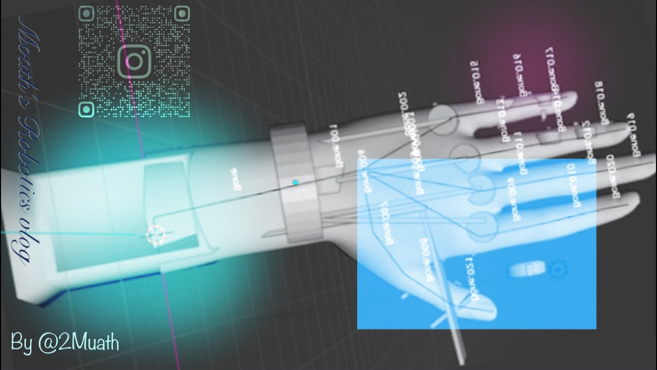 3D Designing the bionic hand remaking my concept - YouTube