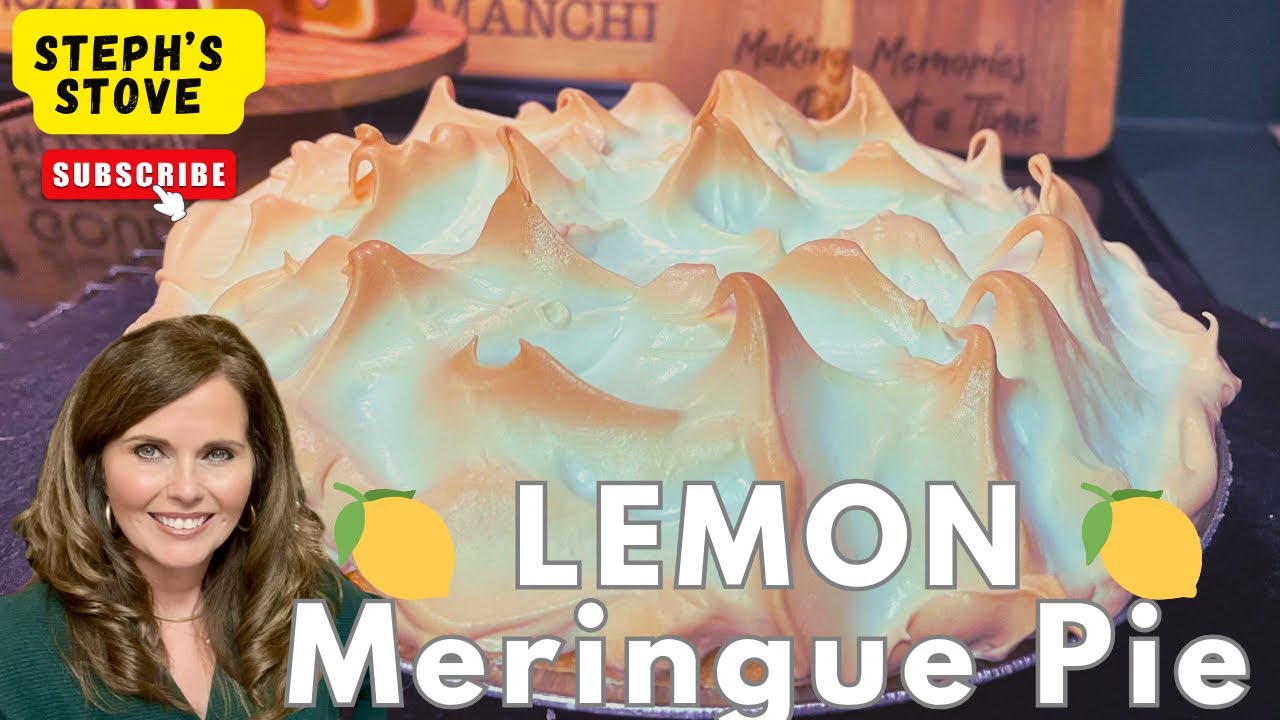 The BEST Lemon Meringue Pie - Old Fashioned Recipe with Condensed Milk - Steph’s Stove