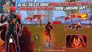 40 KILL SOLO VS SQUAD WITH THE NEW RUSH BOARD BUNDLE !!! SPUN 700 DIAMONDS AND GOT THE RUSH BOARD...