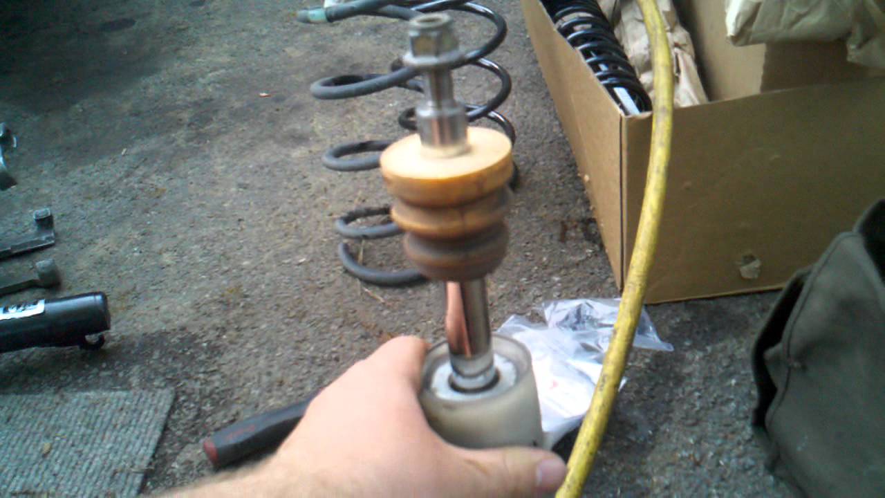 Strut Rebound Spring Old Focus Strut Rebound - YouTube